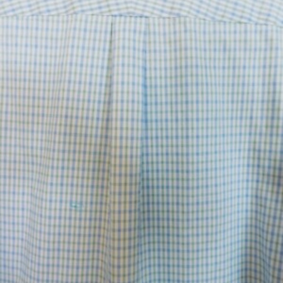 Land's End Mens Traditional Fit NO IRON Pinpoint Oxford Long Sleeve Shirt Sz L - Picture 4 of 7